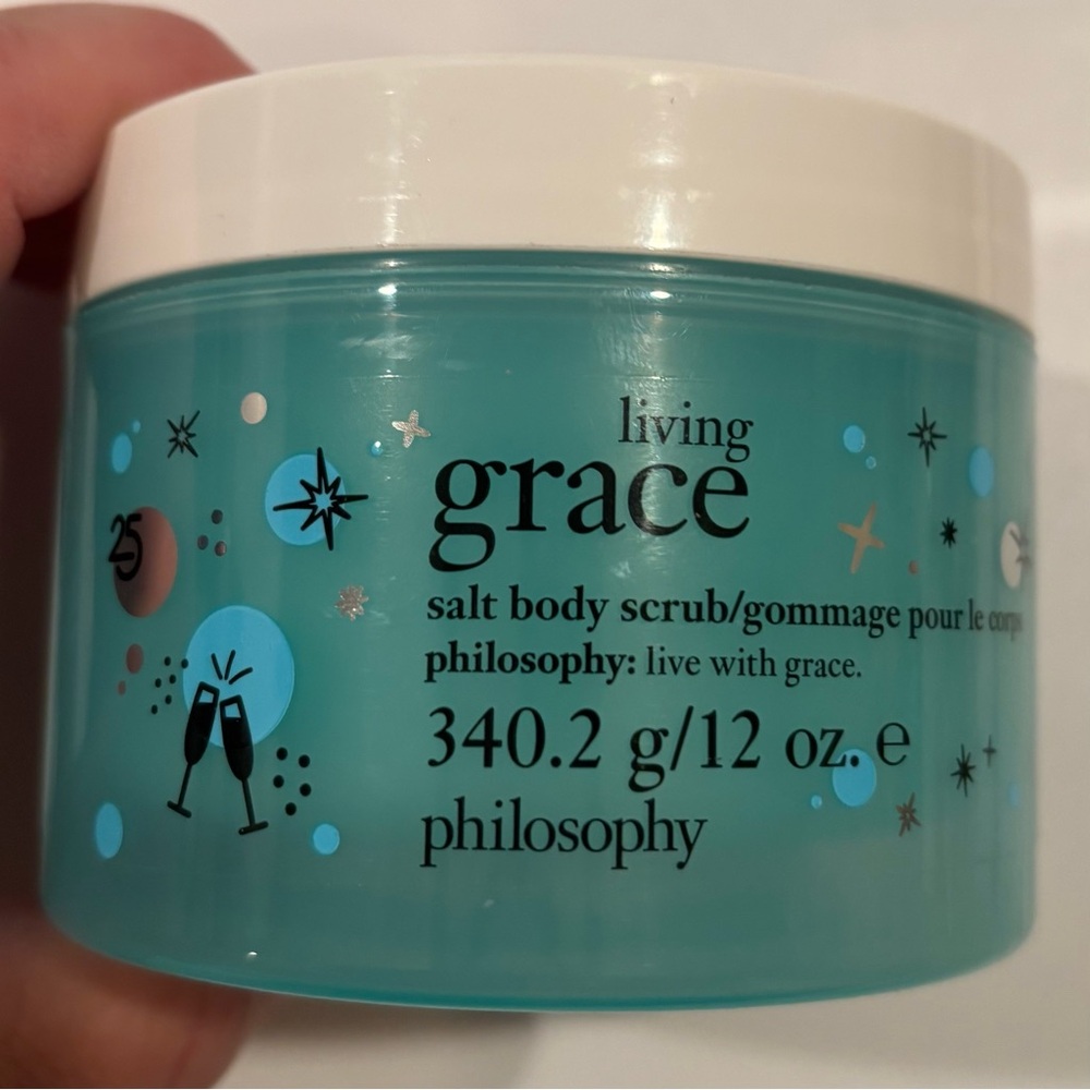 Philosophy Living Grace salt body scrub / NEW / sealed packaging / cross posted